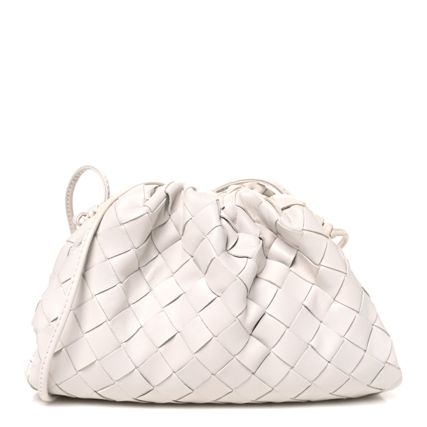 Bottega Veneta Nappa Intrecciato The Mini Pouch Chalk 1 of 11