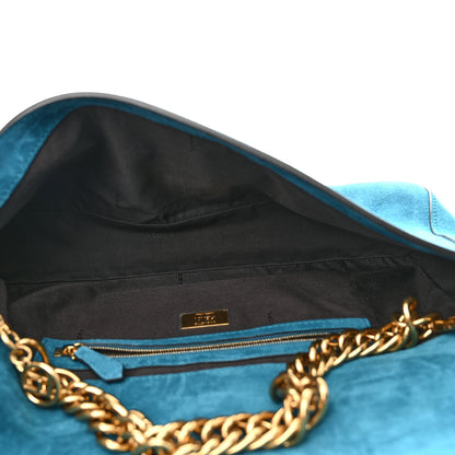 Fendi Chamois Large Baguette Ottanio 5 of 10