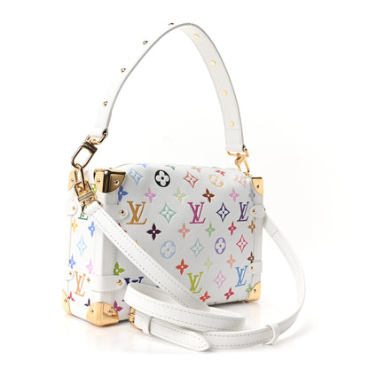Louis Vuitton LV x TM Cowhide Monogram Multicolor Side Trunk MM White 3 of 9