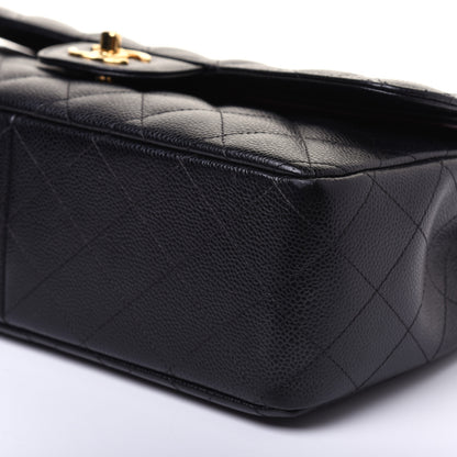 Chanel Caviar Quilted Jumbo Double Flap Black 7 of 15