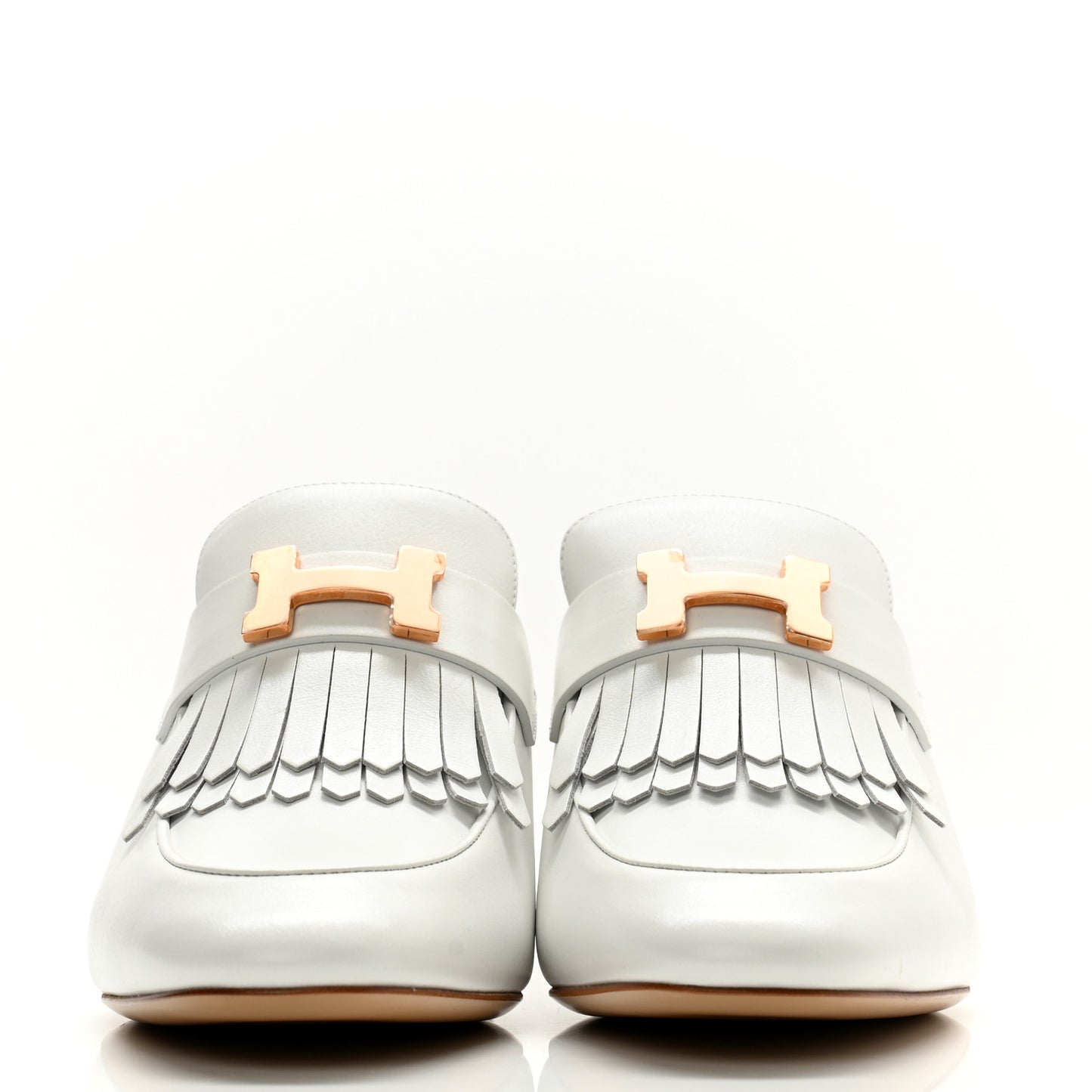 Goatskin Tuileries Mules 37 White