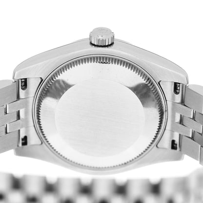 Rolex Stainless Steel 18K White Gold Diamond Mother of Pearl 31mm Oyster Perpetual Datejust Watch Roman 178274 4 of 5