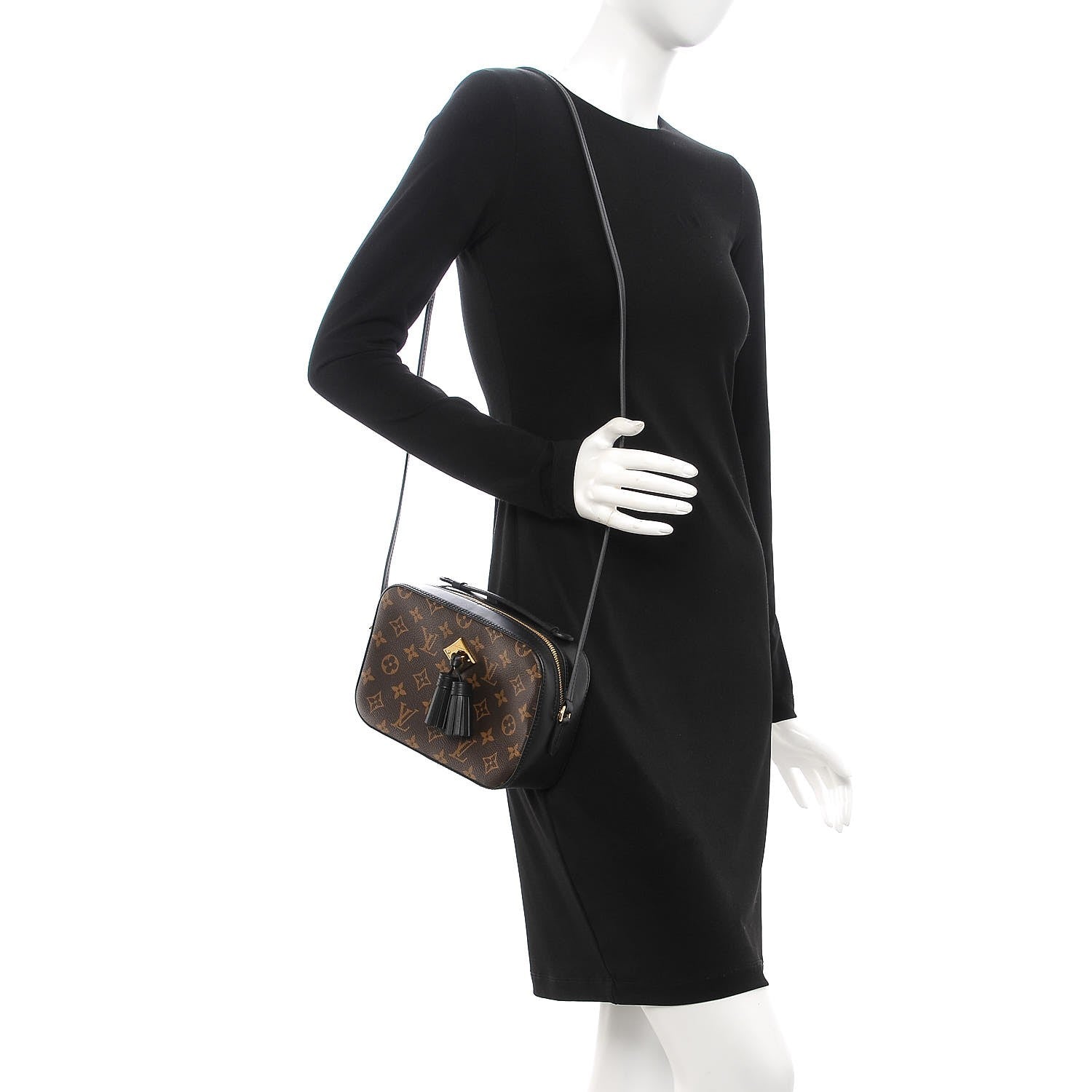 Louis Vuitton Monogram Saintonge Black 2 of 8
