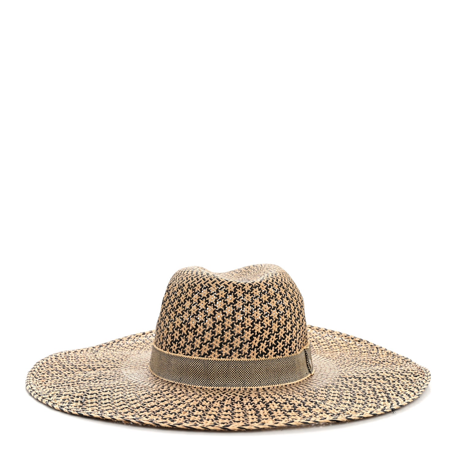Hermes Chapeau Femme Etna Panama Hat 57 Naturel Black 5 of 11
