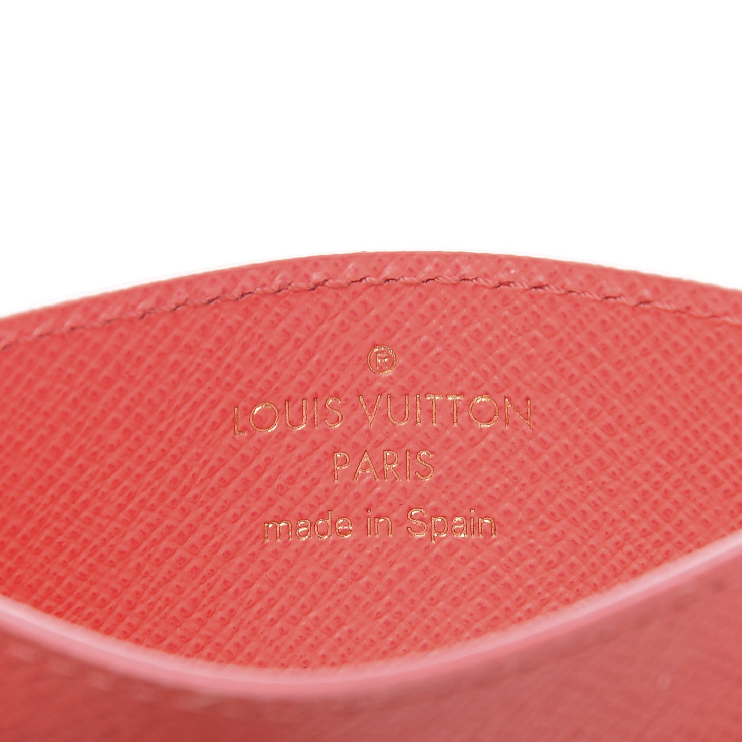 Damier Azur Daily Card Holder Rose Papaye