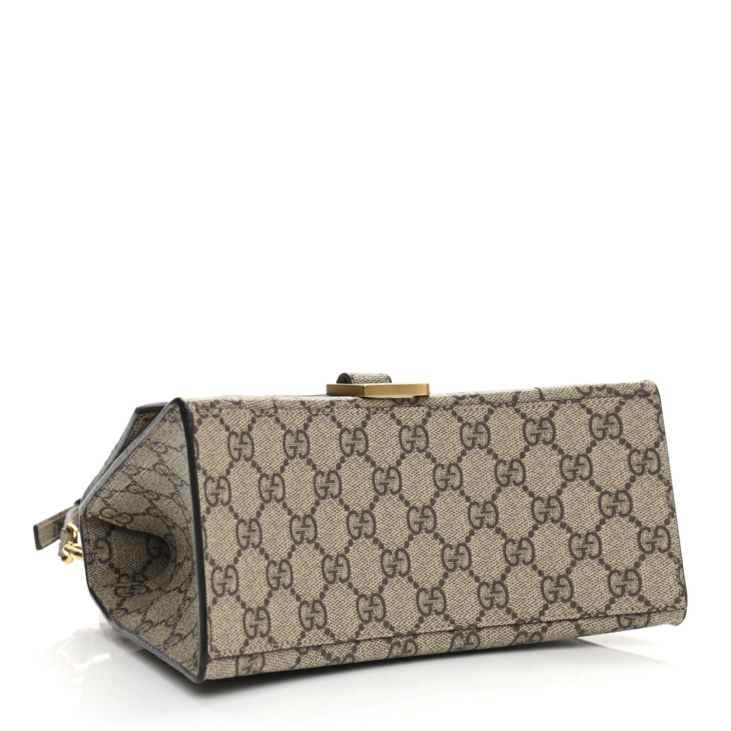Balenciaga X GUCCI GG Supreme Monogram Small Hourglass Top Handle Bag Beige Ebony 5 of 12
