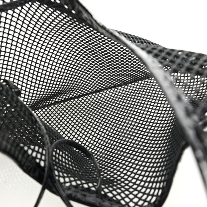 Alaia Fishnet Patent Calfskin Medium One Piece Bag Black 6 of 10