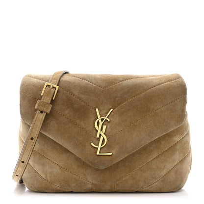 Saint Laurent Suede Toy Loulou Shoulder Bag Cinnamon 1 of 11