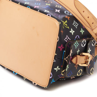 Louis Vuitton Monogram Multicolor Petit Noe Black 5 of 8