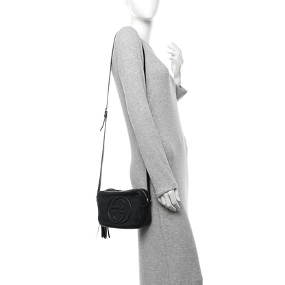 Gucci Pebbled Calfskin Small Soho Disco Bag Black 2 of 12