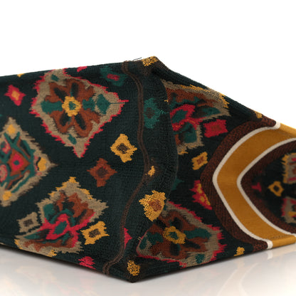 Christian Dior Canvas Embroidered Large Paisley Book Tote Multicolor 10 of 11