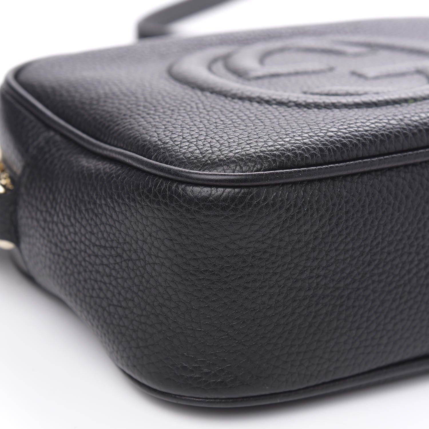 Gucci Pebbled Calfskin Small Soho Disco Bag Black 9 of 11