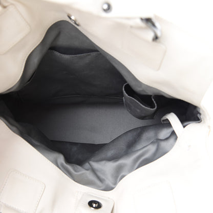 Chanel Calfskin Soho CC Shopper Tote White 4 of 17
