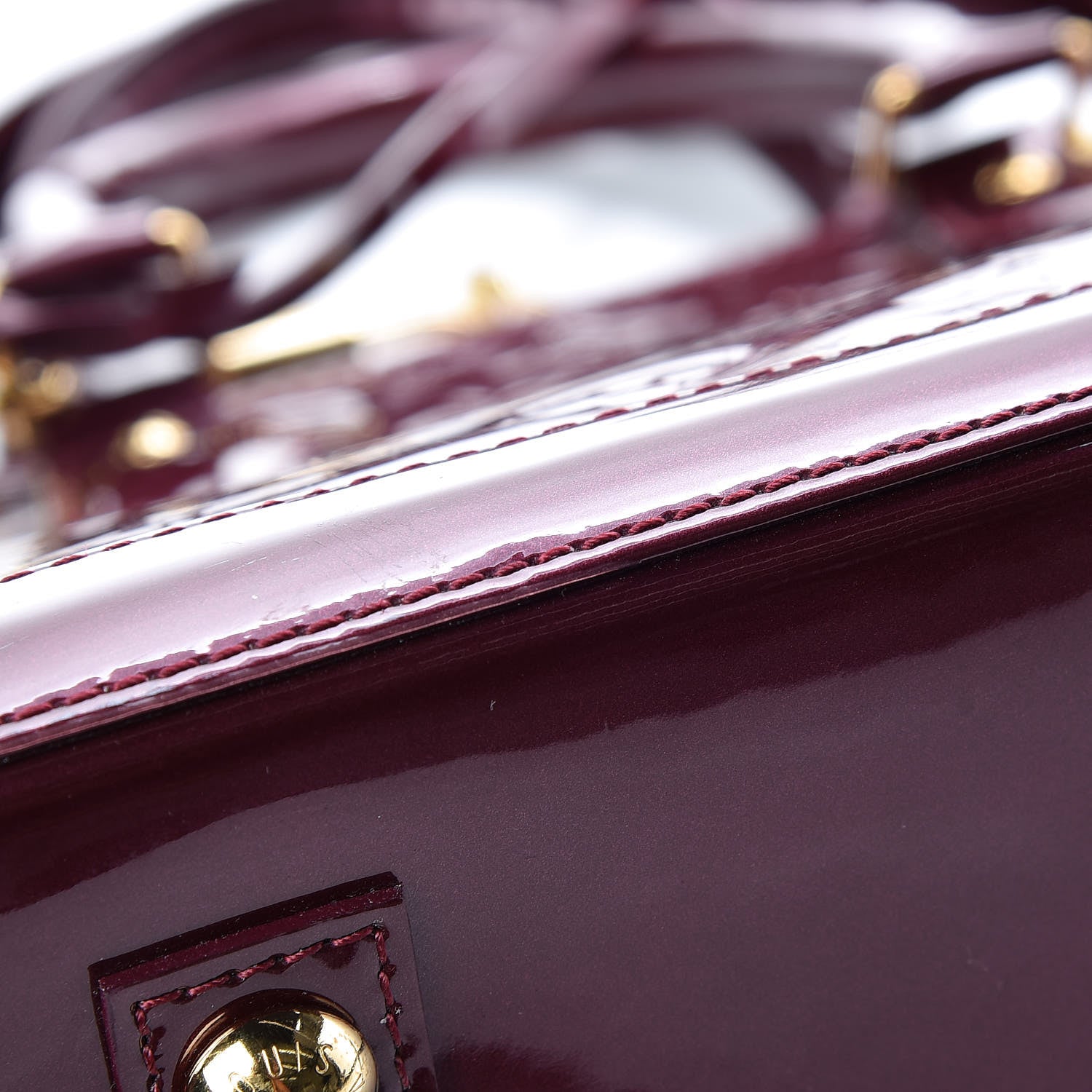 Louis Vuitton Vernis Alma PM Rouge Fauviste 12 of 18