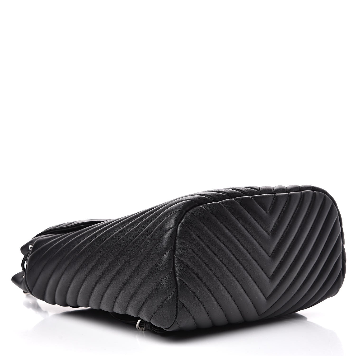Chanel Calfskin Chevron Quilted Large Urban Spirit Backpack Black 4 of 15