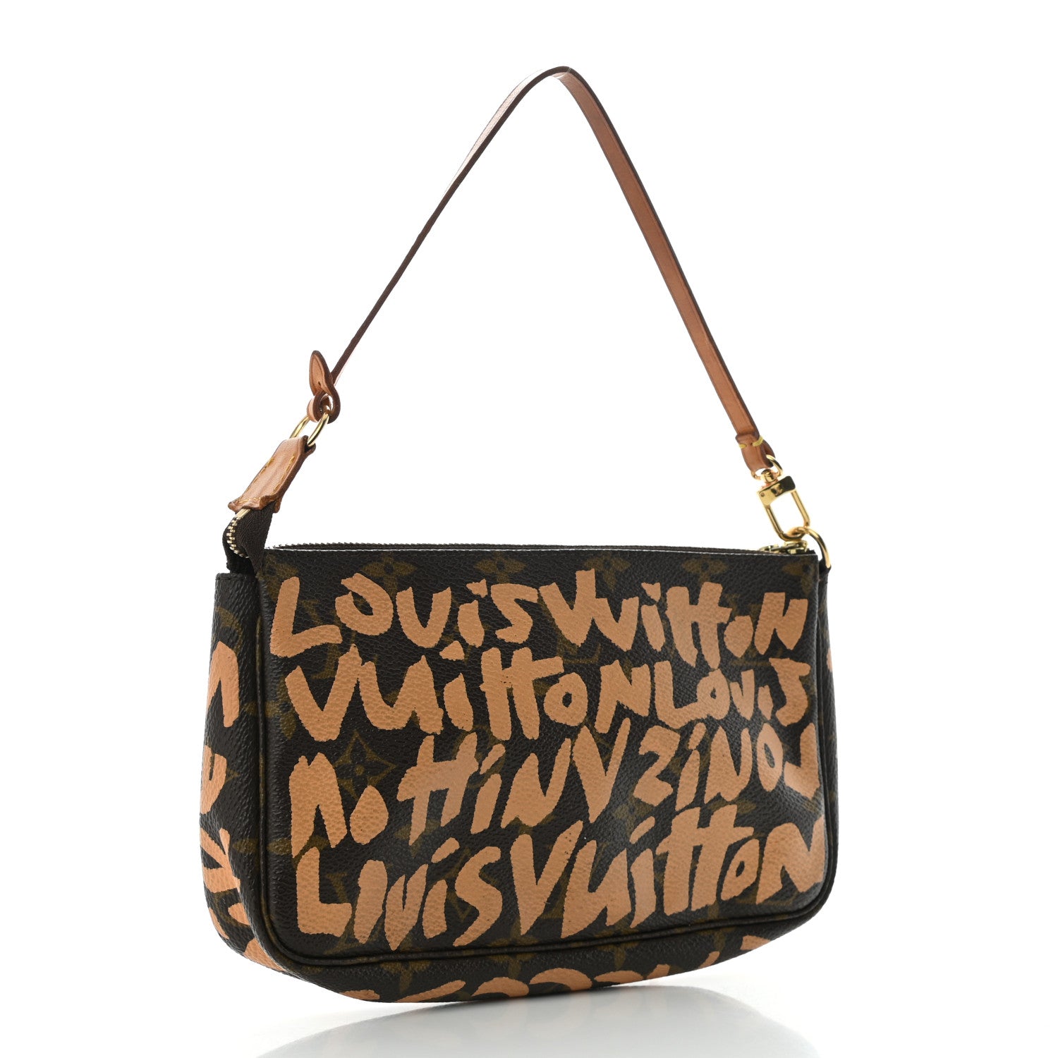 Louis Vuitton Monogram Graffiti Pochette Accessories Peach 3 of 11