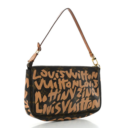Louis Vuitton Monogram Graffiti Pochette Accessories Peach 3 of 11