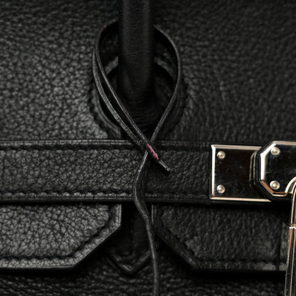 Hermes Taurillon Clemence Birkin 35 Black 13 of 13