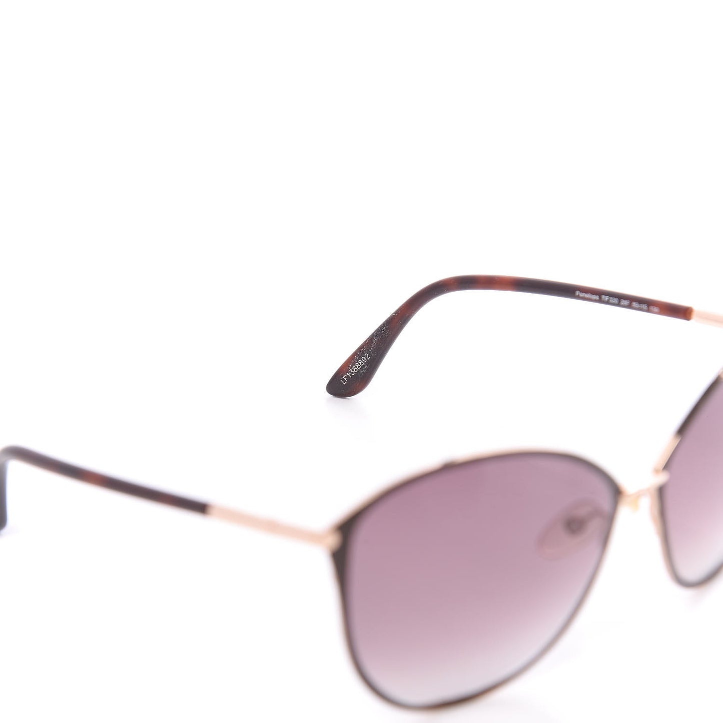 Penelope Vintage Round Sunglasses TF320 Brown