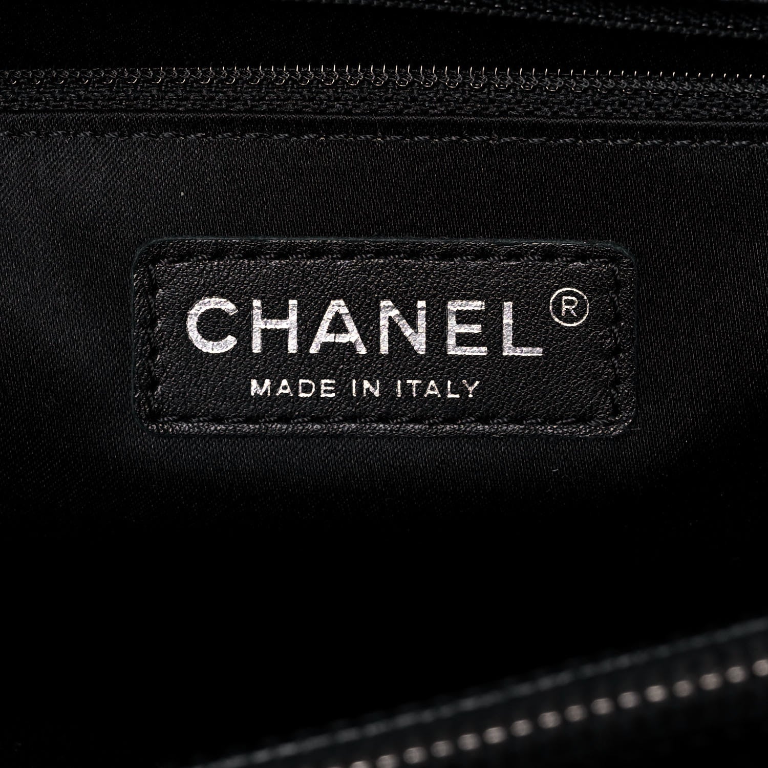 Chanel Caviar Quilted Grand Shopping Tote GST Black 6 of 10