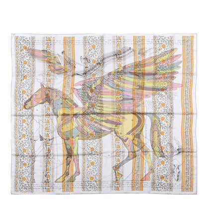 Hermes Silk Le Pegase D'Shawl 140 1 of 4