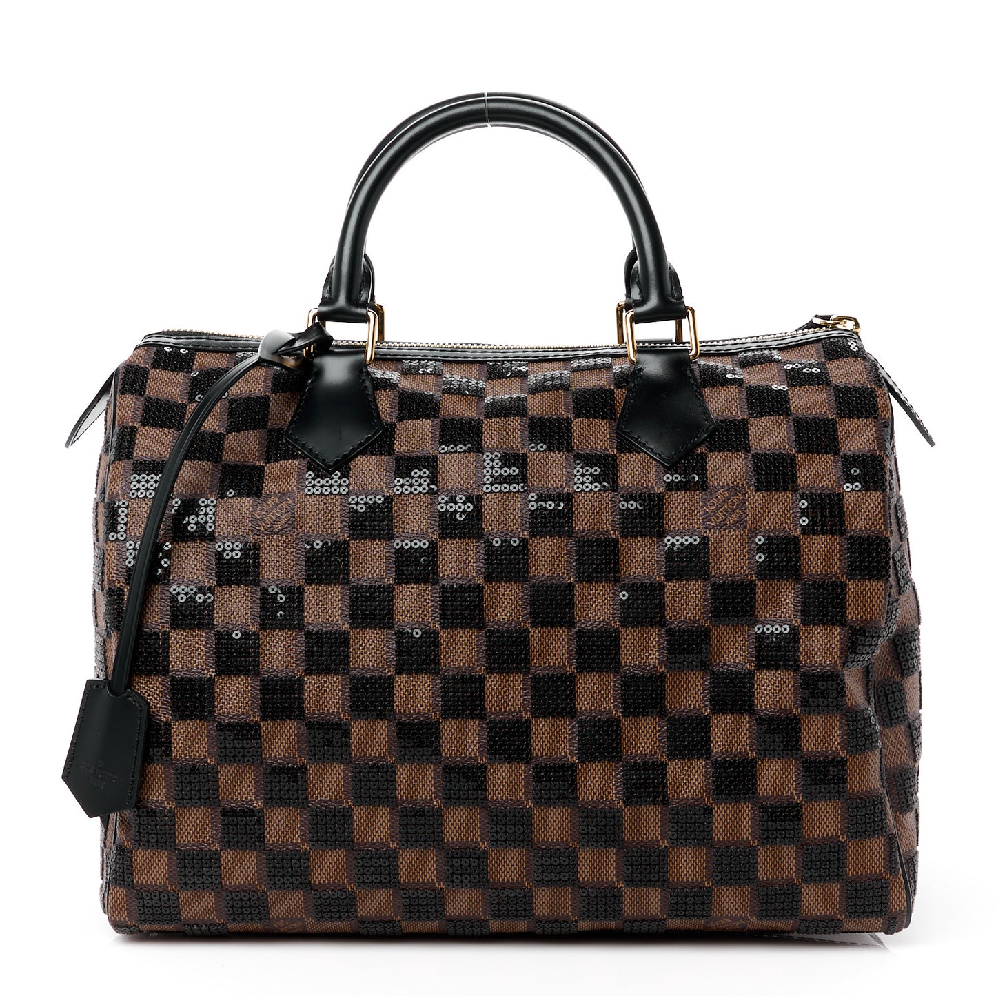 Damier Paillettes Speedy 30 Black