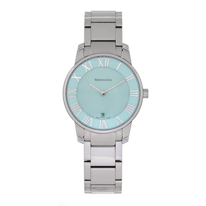 Tiffany Stainless Steel 38mm Atlas 2-Hand Quartz Watch Tiffany Blue 1 of 5