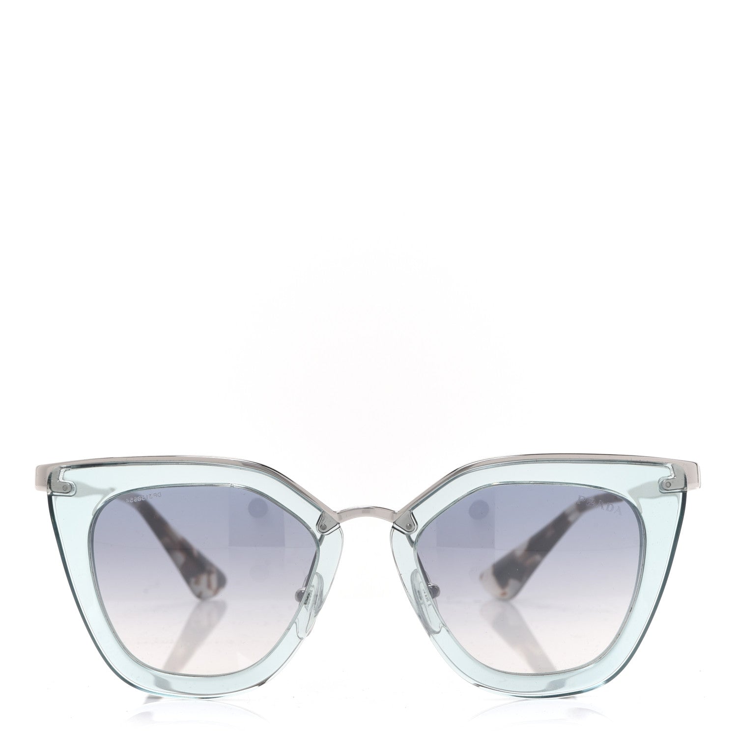 Prada Cinema Sunglasses SPR 53S Transparent Light Blue 2 of 7