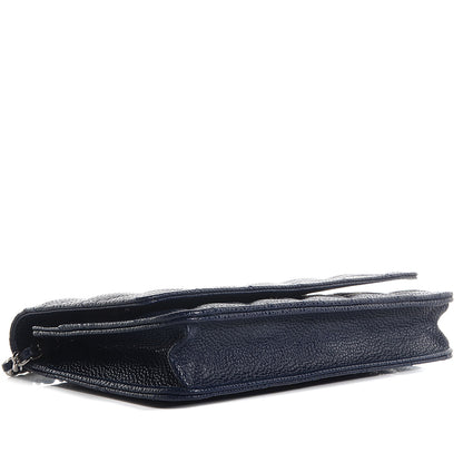 Chanel Caviar Quilted Wallet on Chain WOC Navy 4 of 9