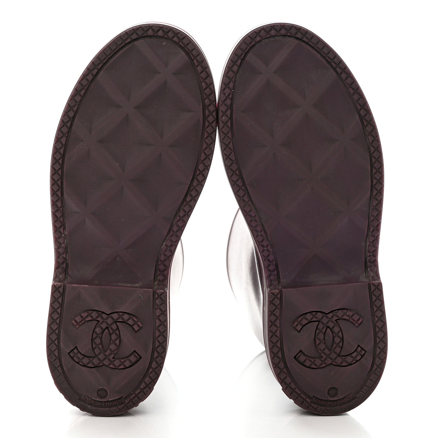 Caoutchouk CC High Boots 40 Dark Purple
