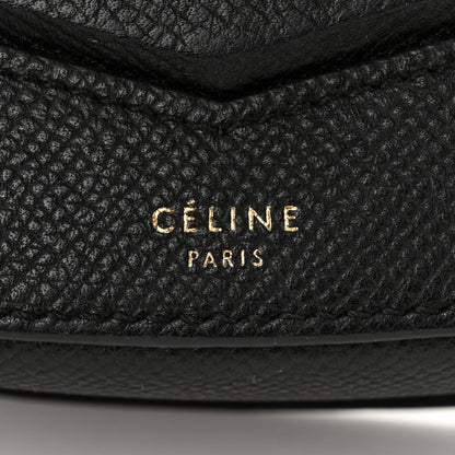 Celine Grained Calfskin Small Trotteur Black 6 of 16