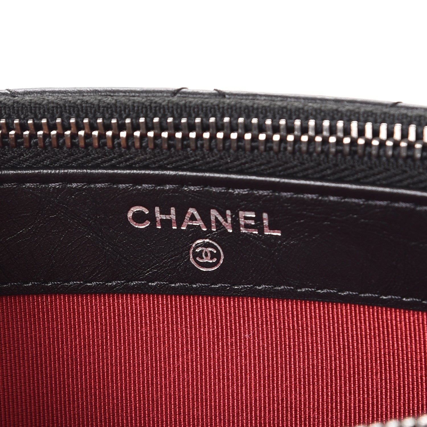 Chanel Aged Calfskin Quilted Small Gabrielle Clutch With Chain Black 7 of 9