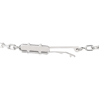 Cartier 18K White Gold Diamond LOVE Medallion Paved Pendant Necklace 5 of 5