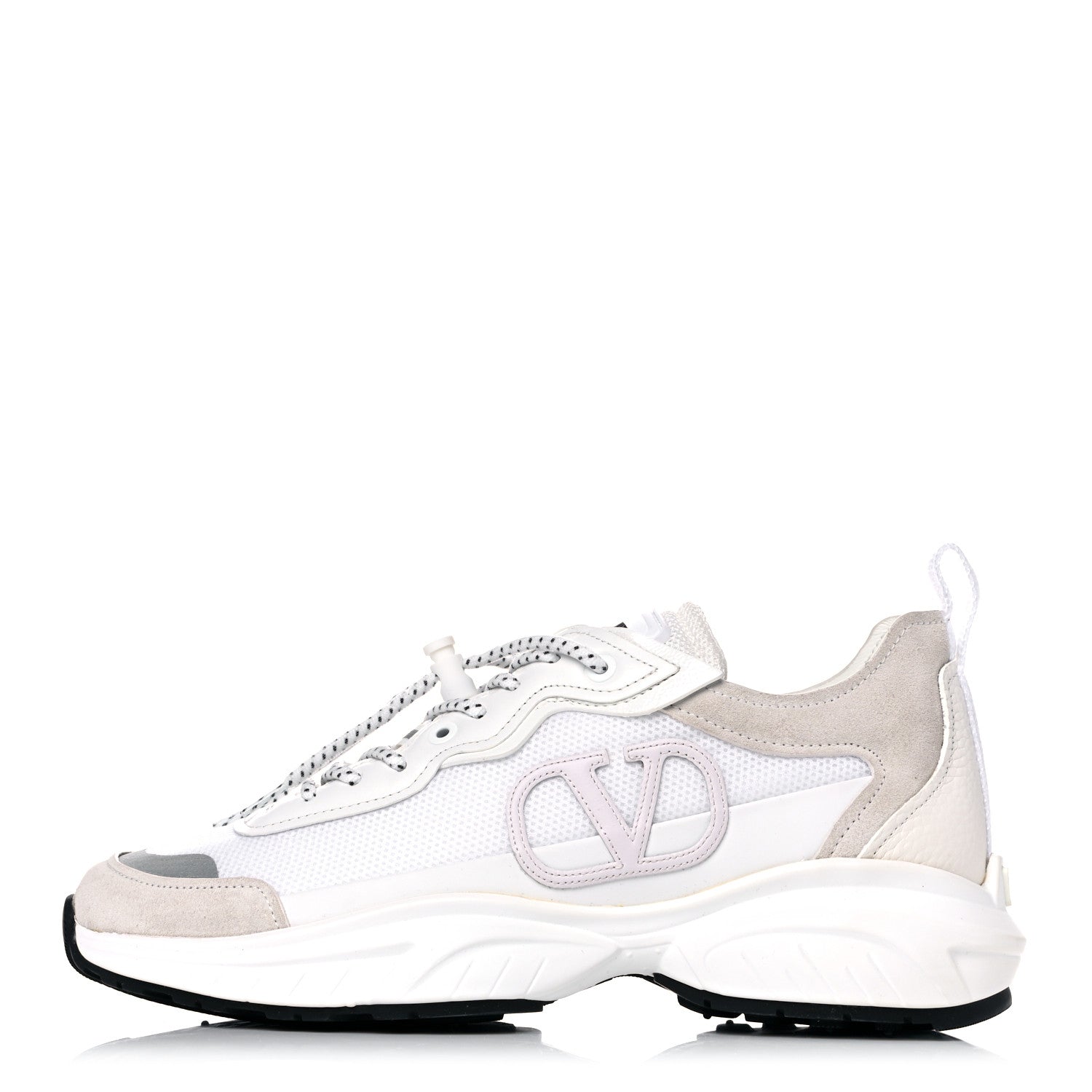 Valentino Garavani Calfskin Split Shegoes Sneakers 39.5 White 1 of 7
