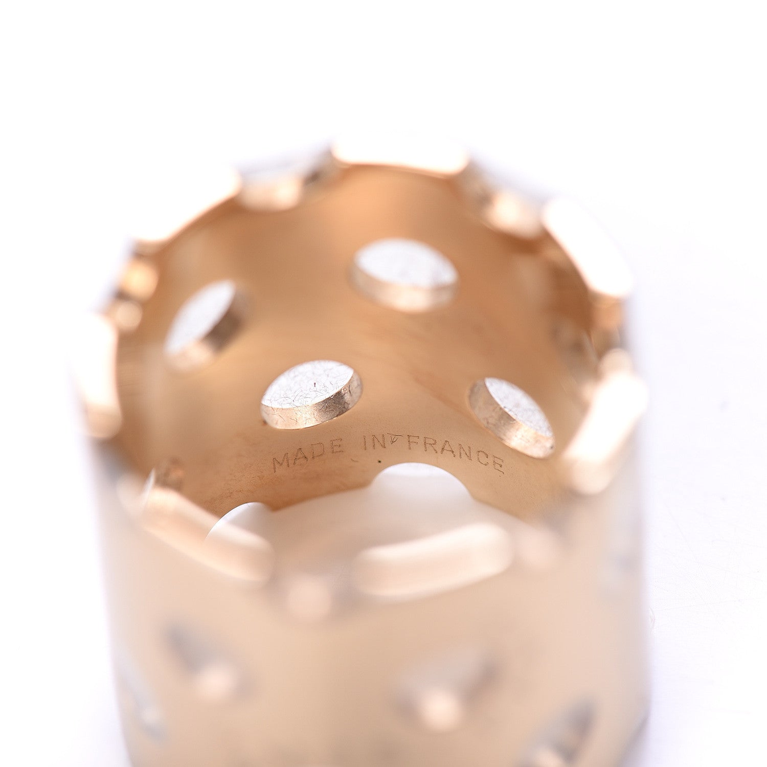 Hermes Permabrass Perfore Scarf Ring 3 of 3
