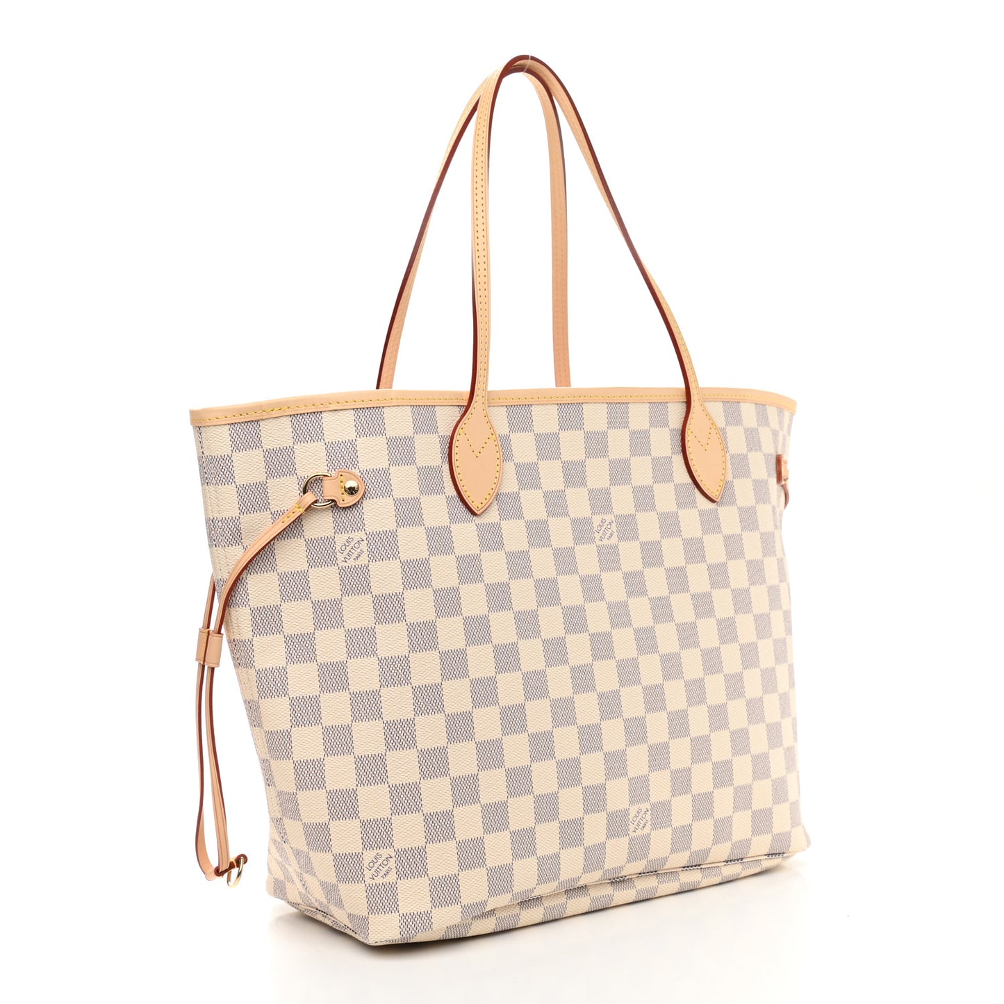 Damier Azur Neo Neverfull MM Rose Ballerine