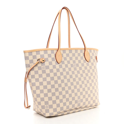 Louis Vuitton Damier Azur Neo Neverfull MM Rose Ballerine 4 of 9