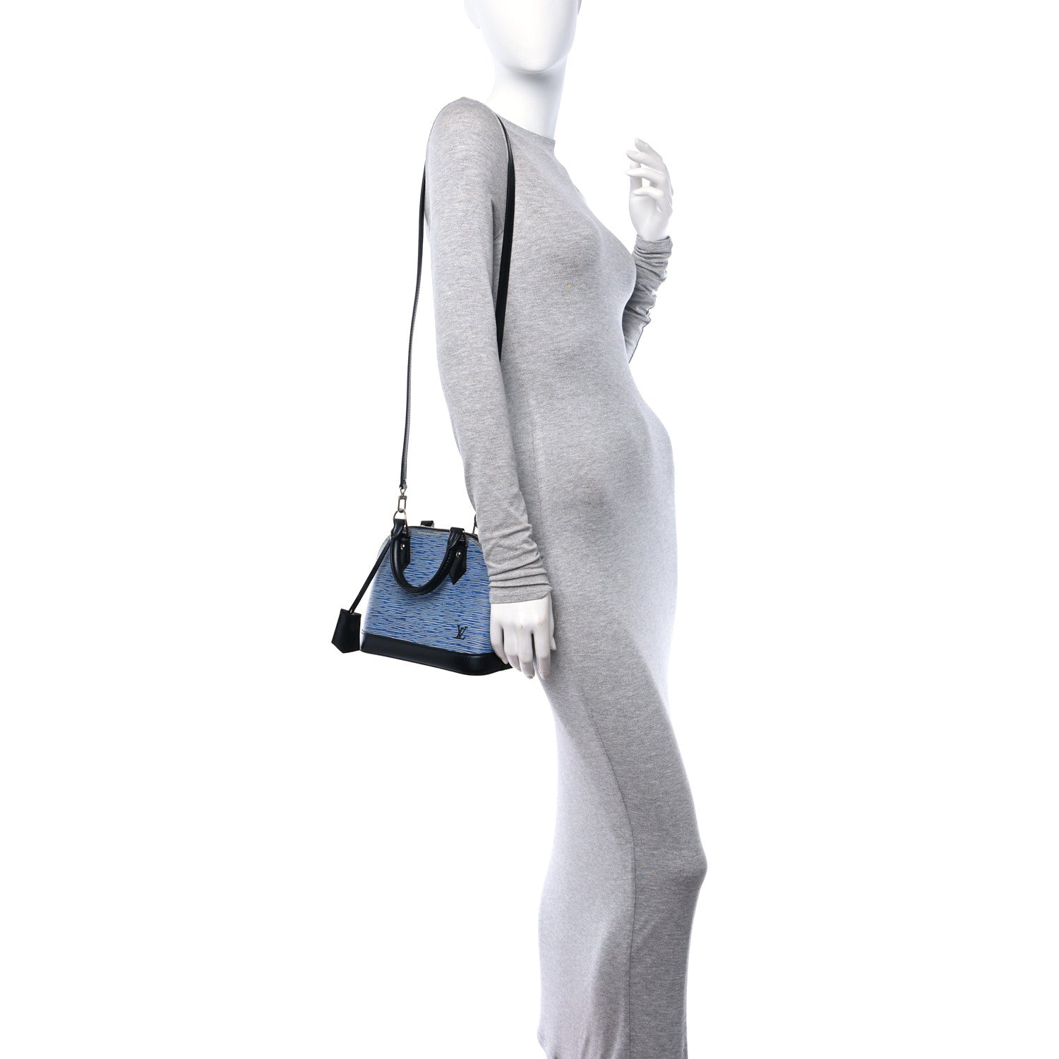 Louis Vuitton Epi Alma BB Denim Light 2 of 12