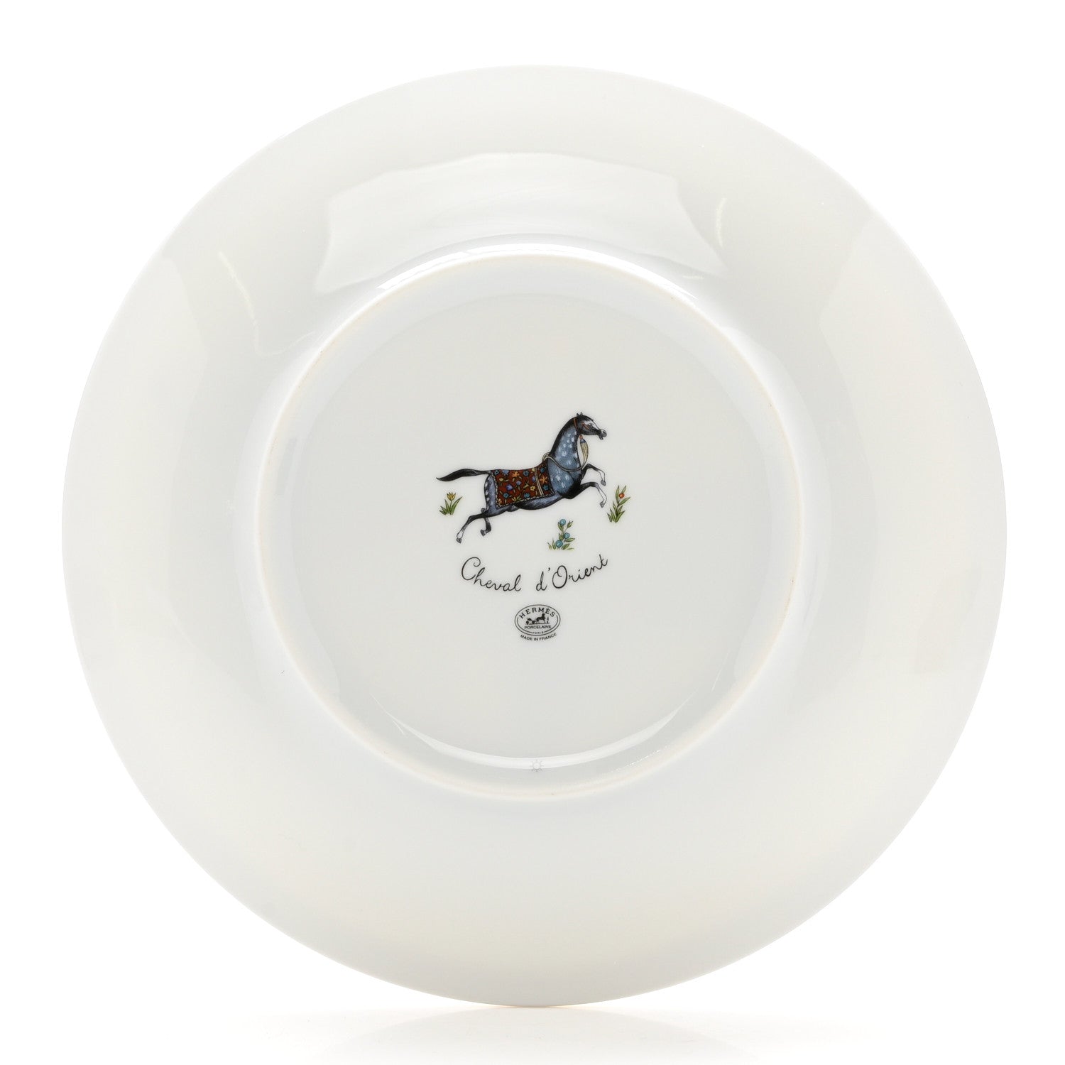 Hermes Porcelain Cheval D'Orient Bread and Butter Plate 2 of 6