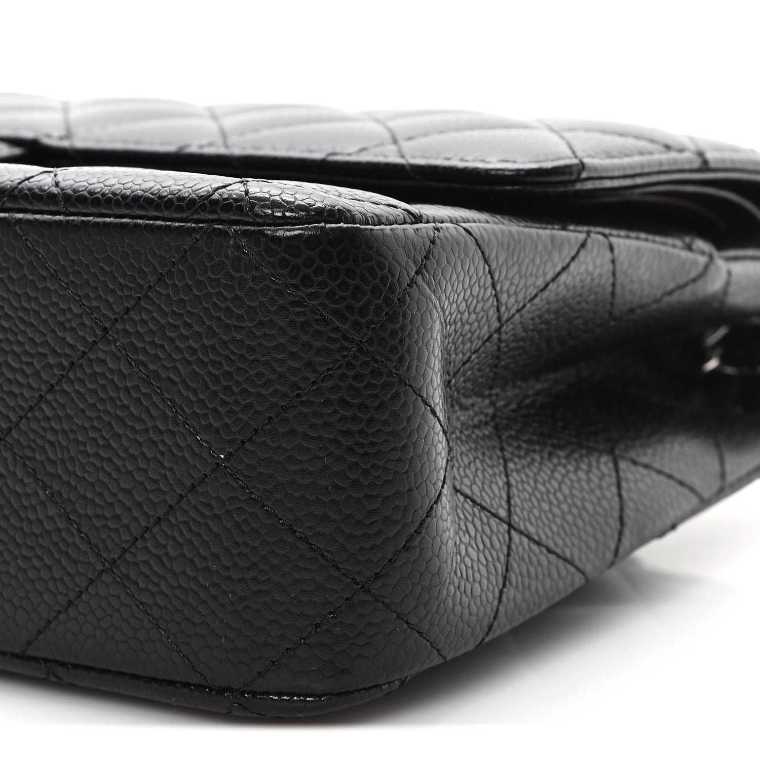 Chanel Caviar Quilted Medium Double Flap Black 10 of 12