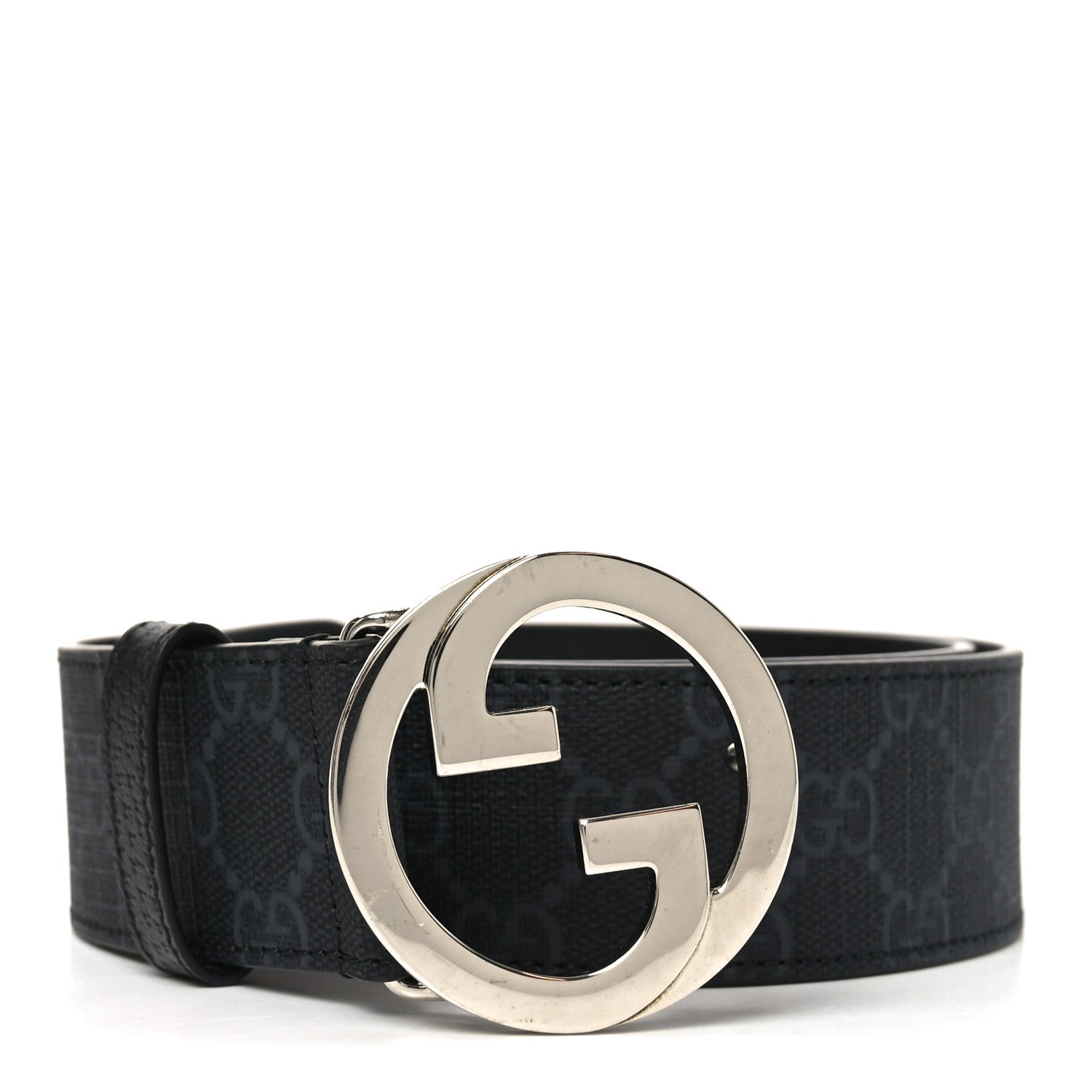Gucci GG Supreme Monogram Blondie 40mm Belt 85 34 Black 2 of 9