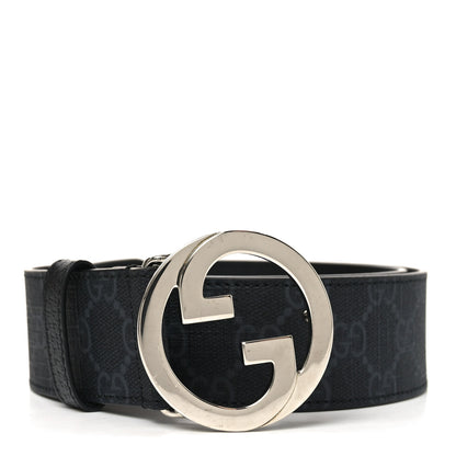 Gucci GG Supreme Monogram Blondie 40mm Belt 85 34 Black 2 of 9