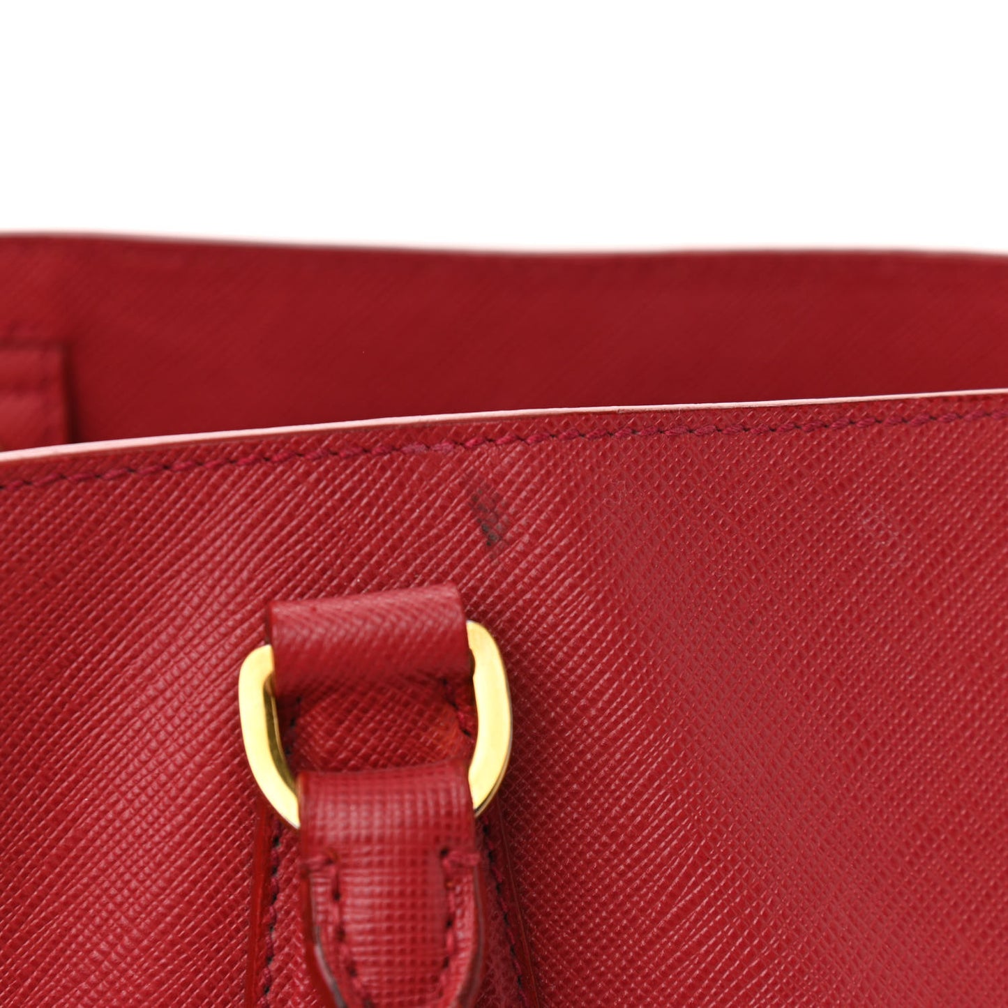Saffiano Lux Large Tote Fuoco