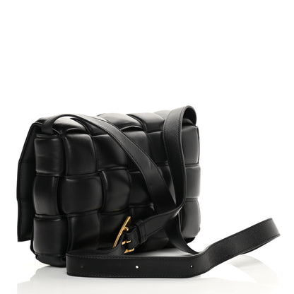 Bottega Veneta Nappa Maxi Intreccio Padded Cassette Crossbody Bag Black 2 of 11