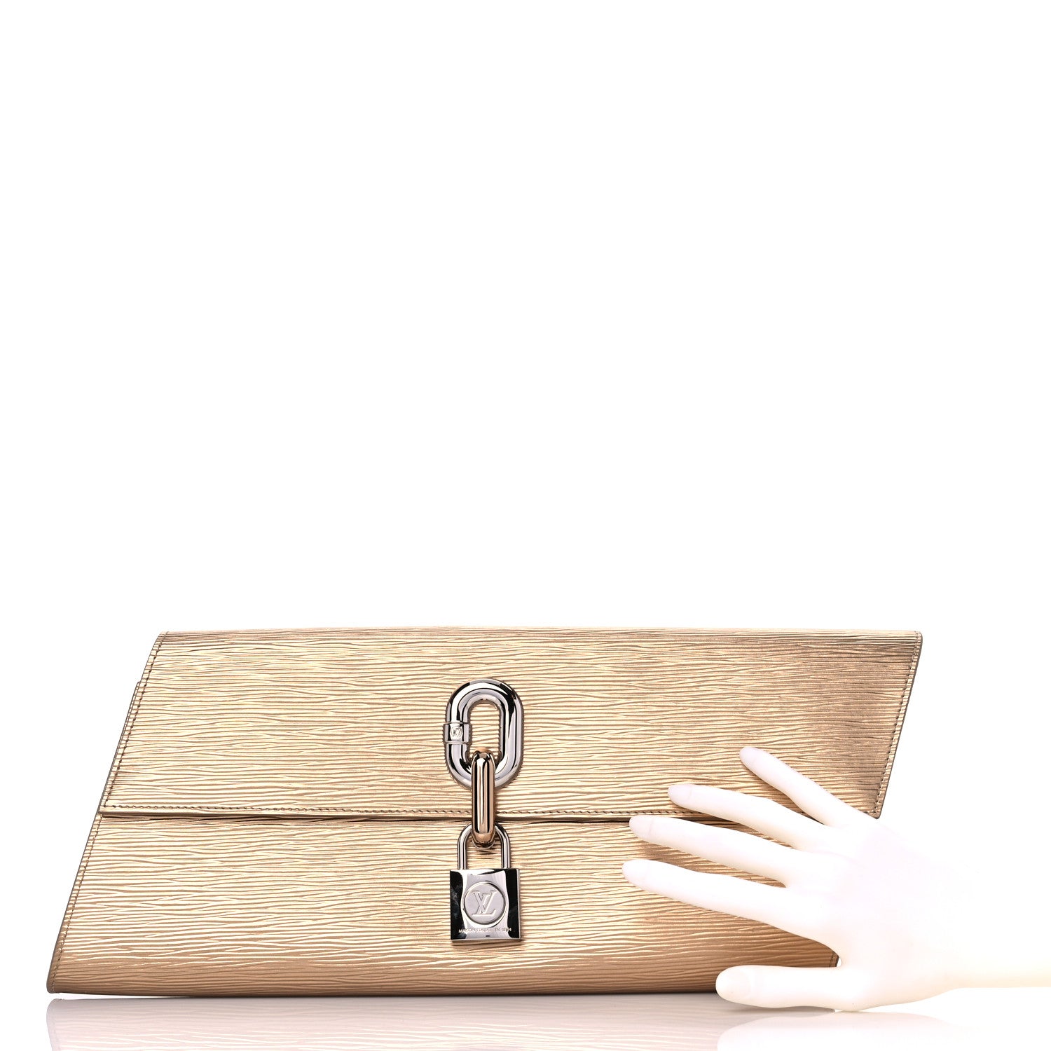 Louis Vuitton Epi Blade Clutch Gold 3 of 10