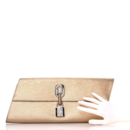 Louis Vuitton Epi Blade Clutch Gold 3 of 10