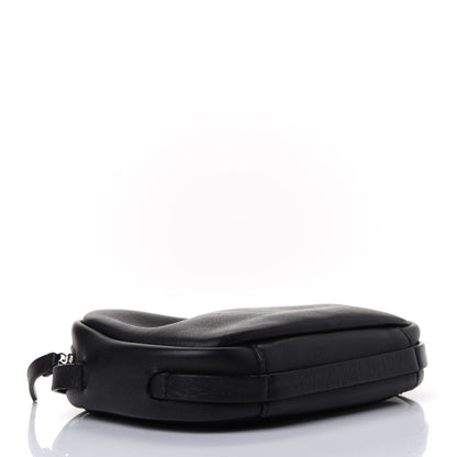 Balenciaga Calfskin Political Campaign Logo XS Camera Bag Black 4 of 14