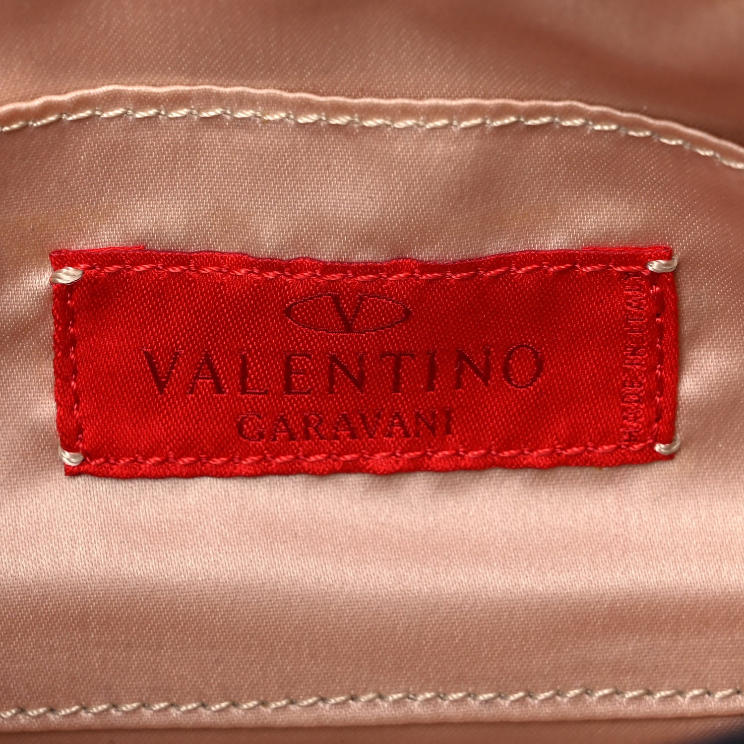 Valentino Garavani Satin Bow Clutch Blue 6 of 9
