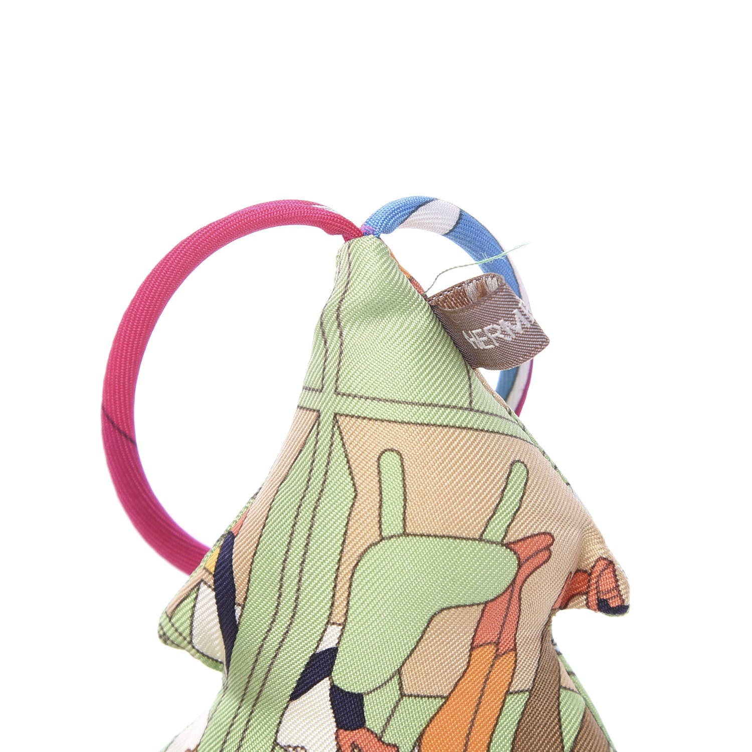 Hermes Silk Petit H Tree Ornament Charm 3 of 4