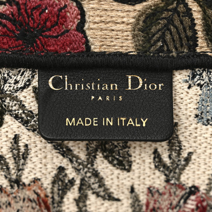 Christian Dior Canvas Embroidered Large Broderie Dior Flowers Book Tote Multicolor 6 of 14